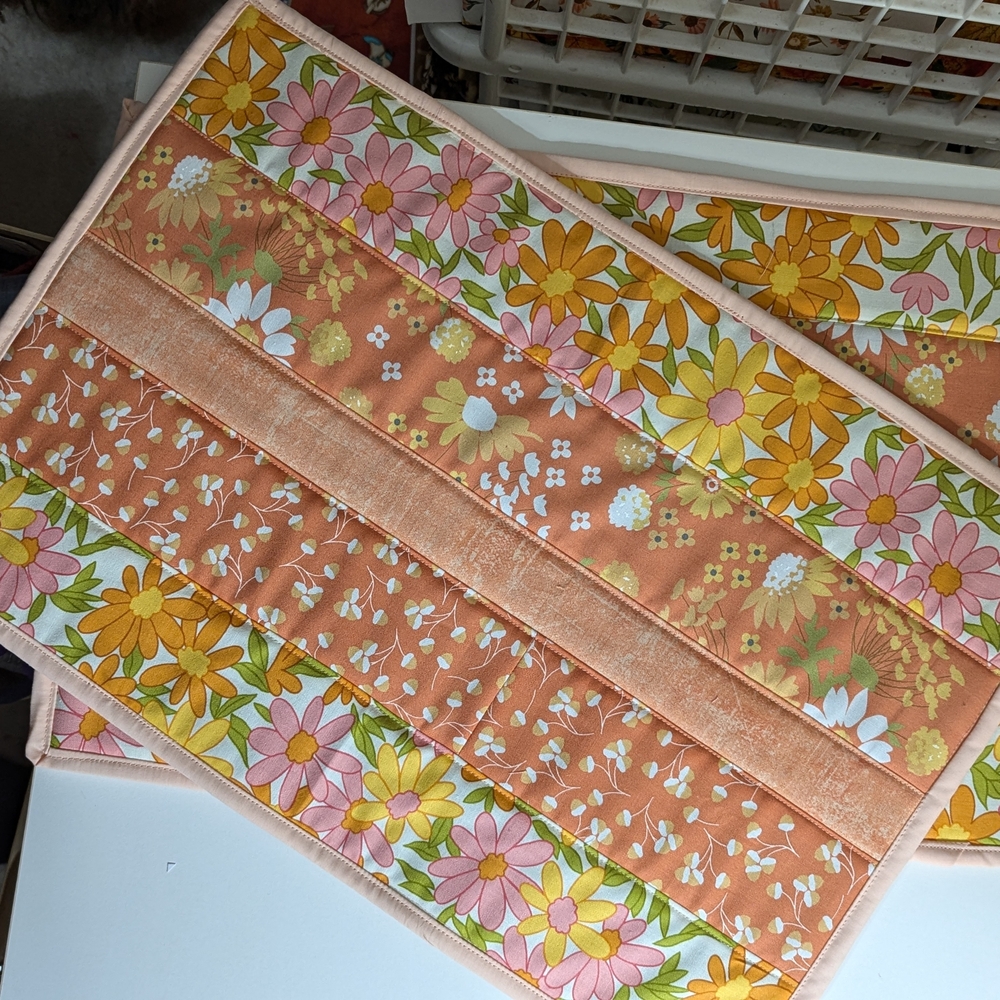 Floral Patchwork Placemat Set